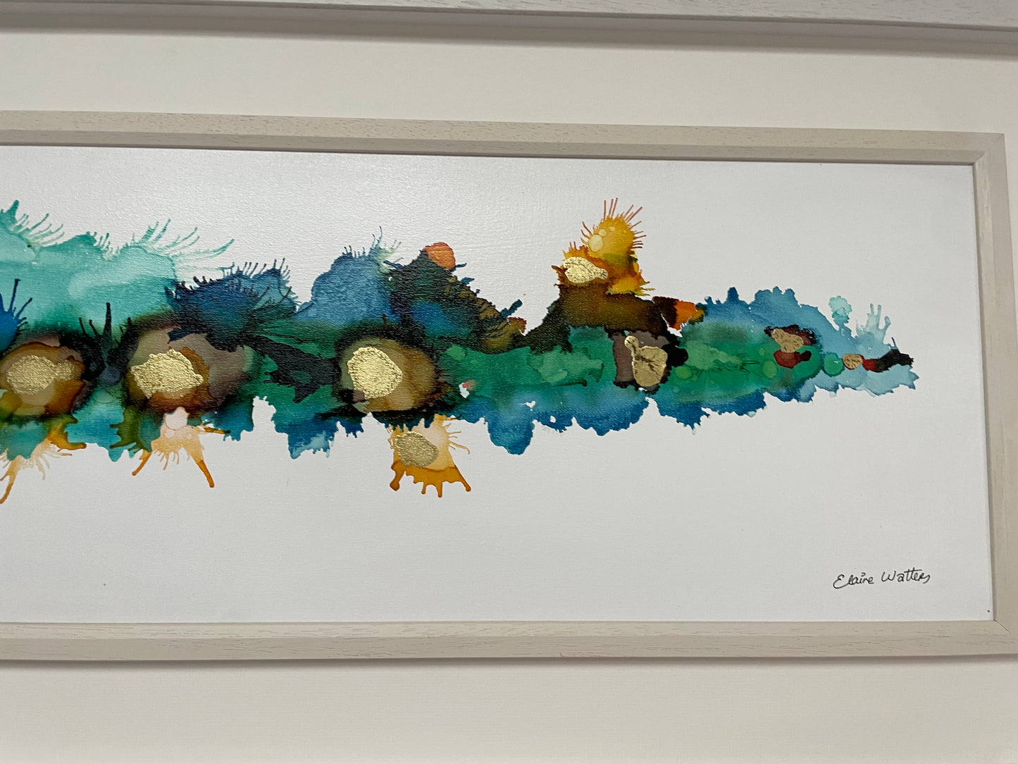 Original Art-Alcohol Ink - Summer In Dublin