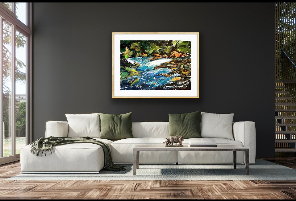 Acrylic - Fast Moving Water