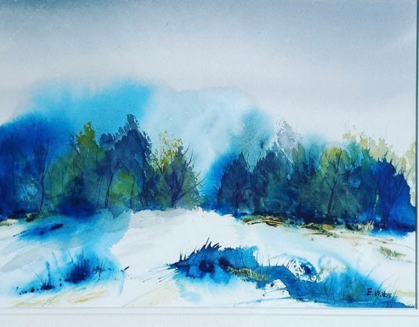 SOLD-Original Art-Watercolour-Seeing the wood from the trees