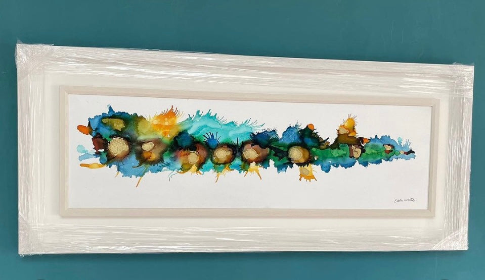 Original Art-Alcohol Ink - Summer In Dublin