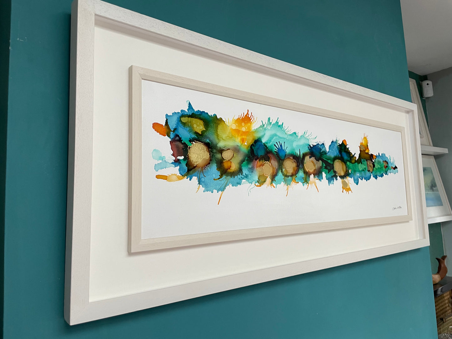Original Art-Alcohol Ink - Summer In Dublin