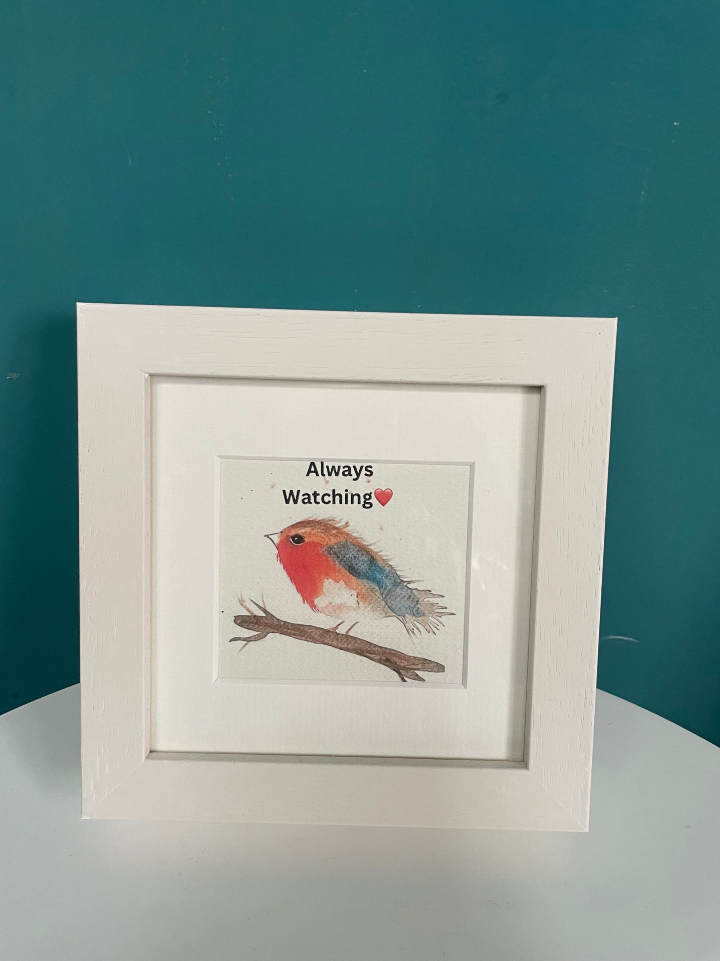 Print-Framed-Robin -Style B (Mini 6x6 inches)