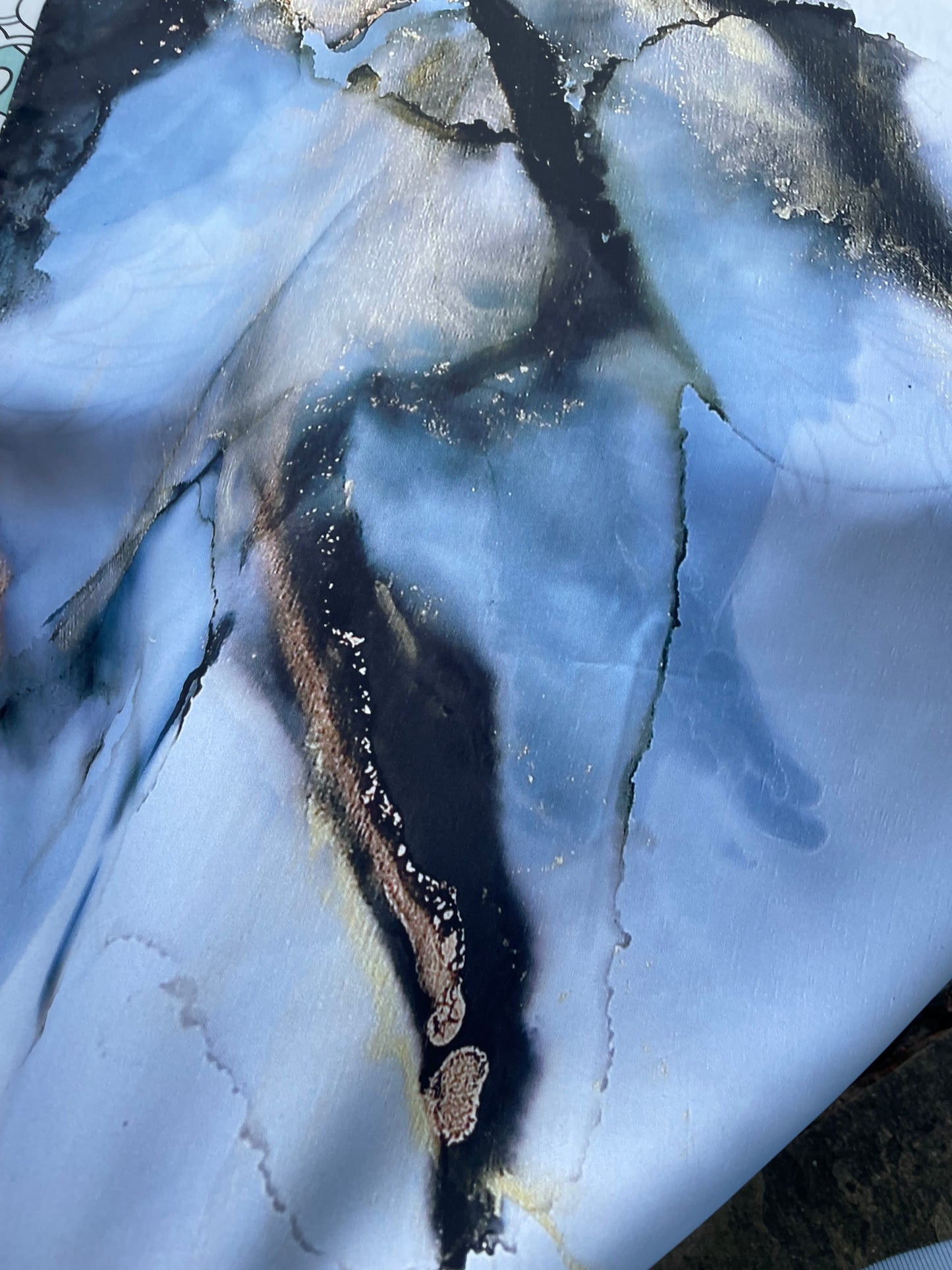 Product-Silk Scarf-Marble Storm