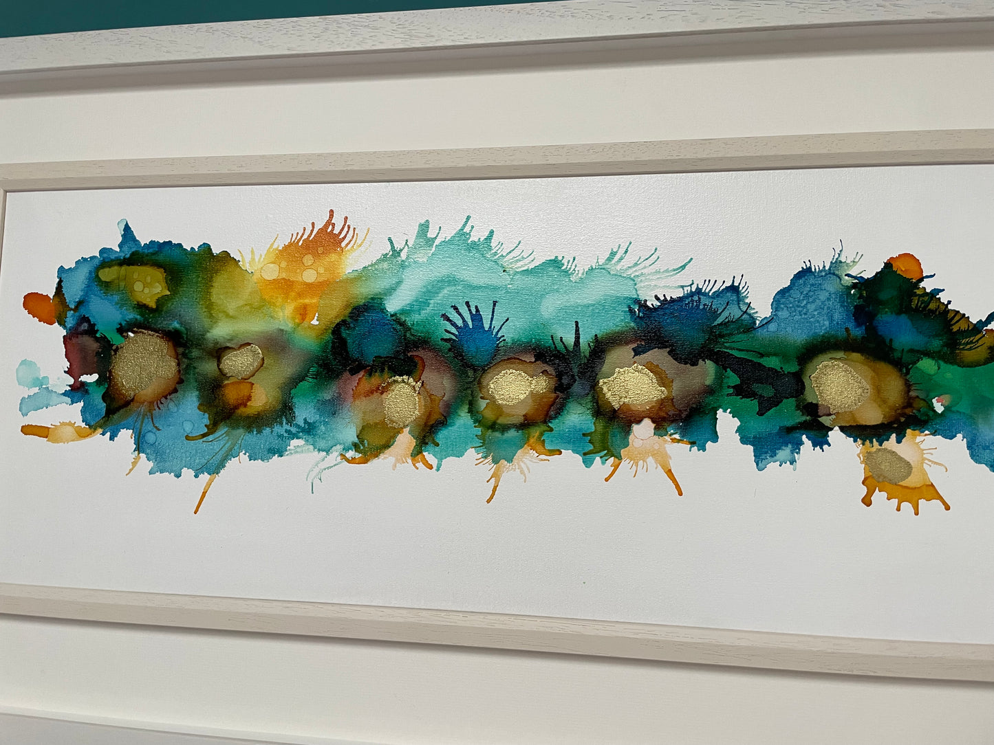Original Art-Alcohol Ink - Summer In Dublin