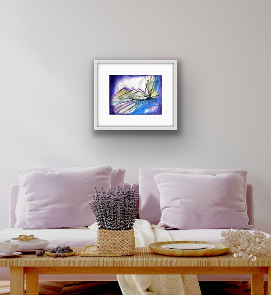 SOLD-Original Art-Mixed Media - From stoney places grow small seeds