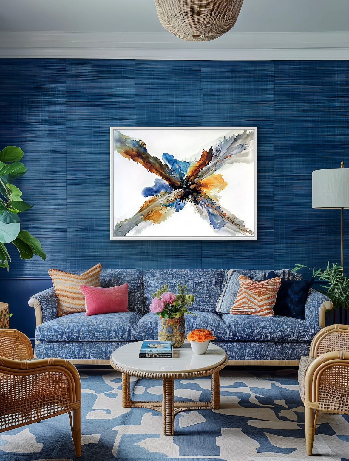 Original Art-Alcohol Ink-Beyond Boundaries