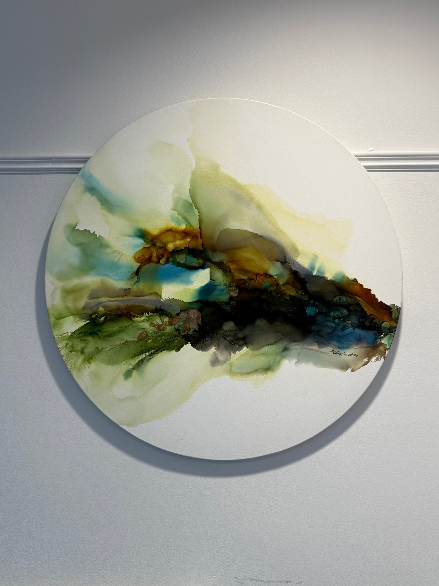 Original Art - Alcohol Ink -Hibernian Light