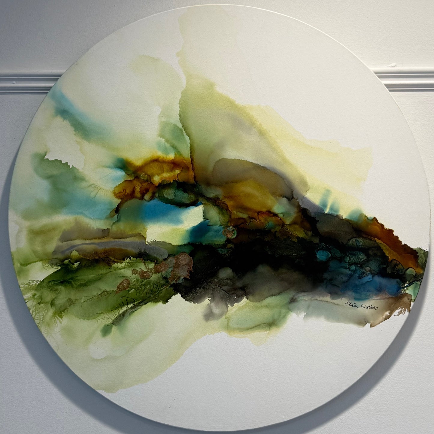 Original Art - Alcohol Ink -Hibernian Light