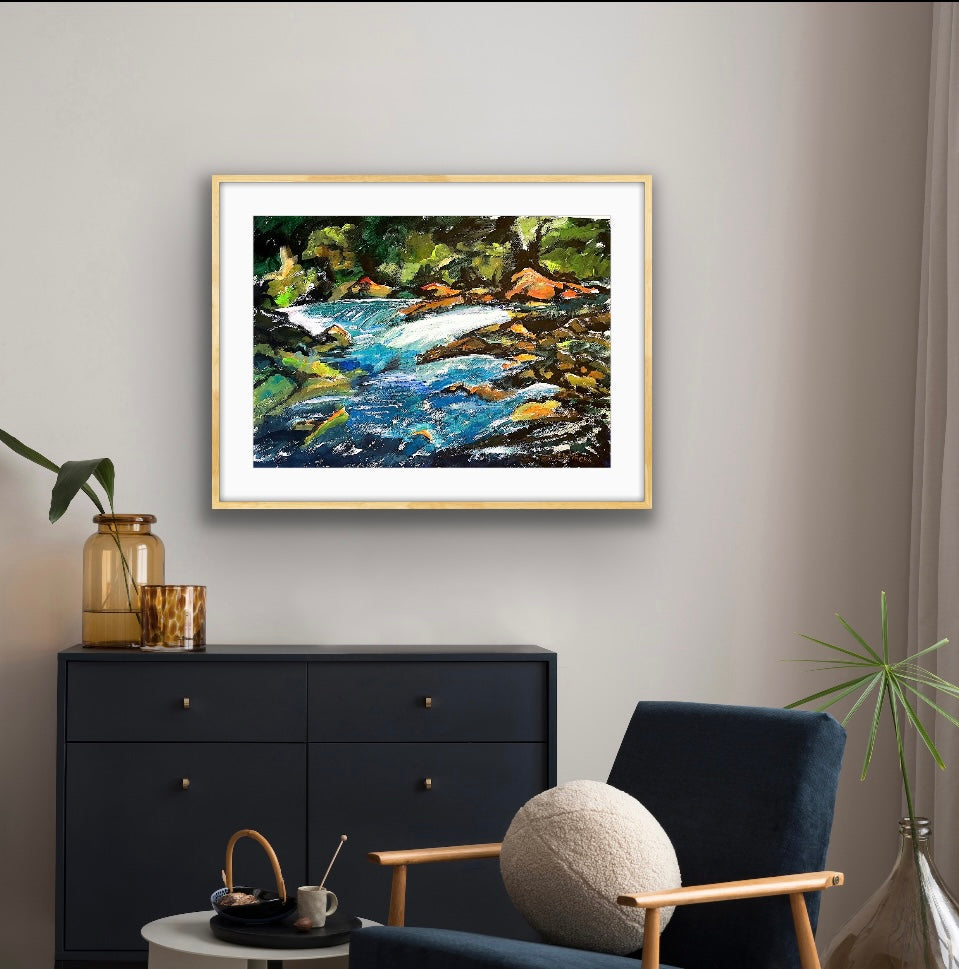 Acrylic - Fast Moving Water