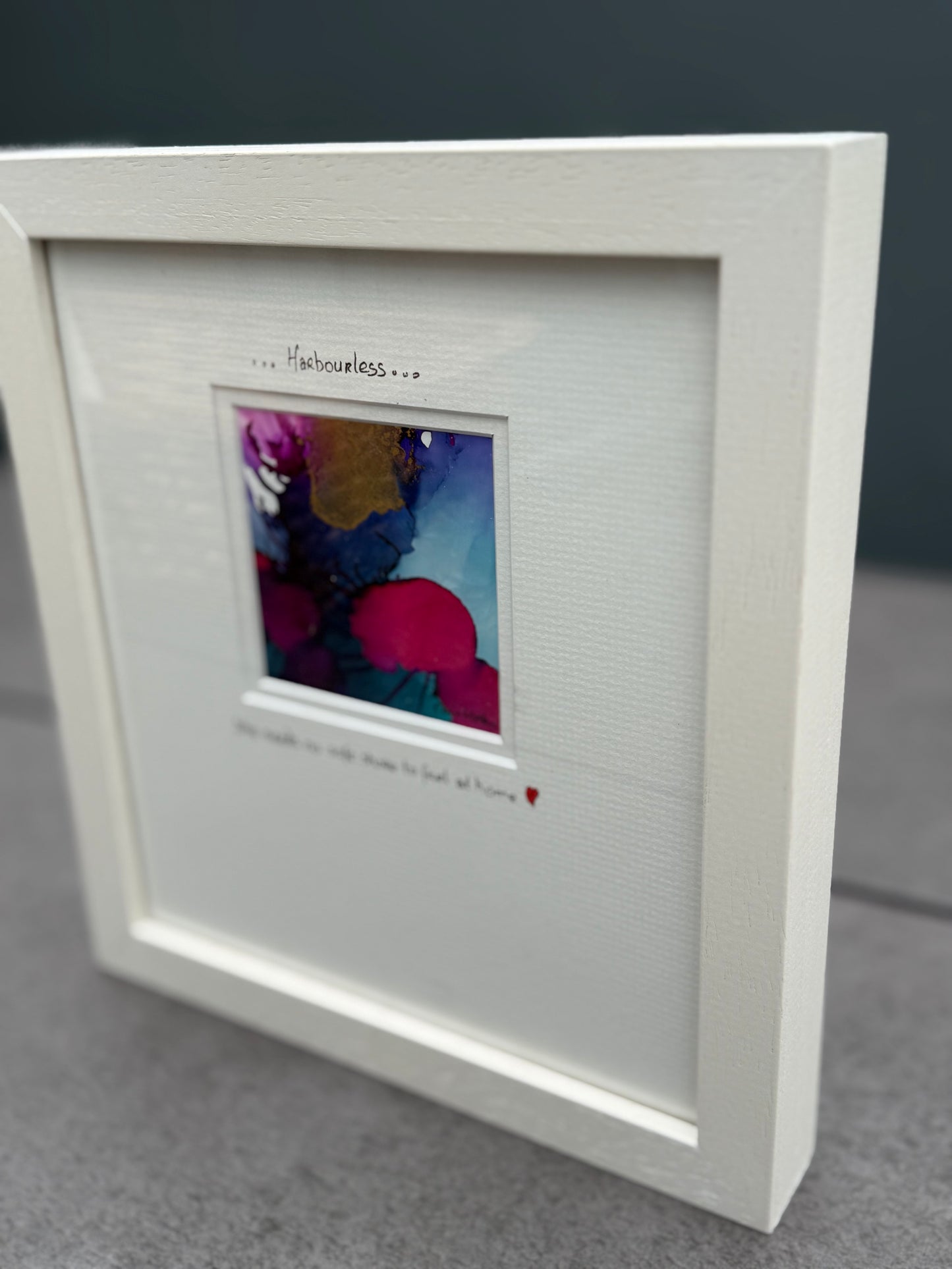 Original Art-Alcohol Ink-Series Sisterhood-'Harbourless'