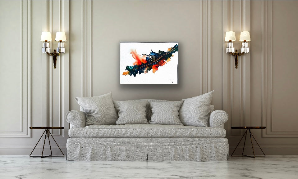 Original Art-Alcohol Ink -Keeping Joy