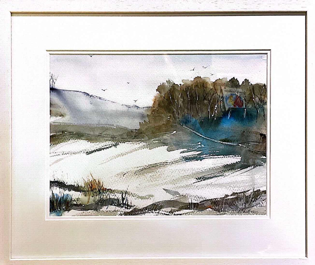 SOLD-Original Art-Watercolour - A clearing in the wood (Sold)