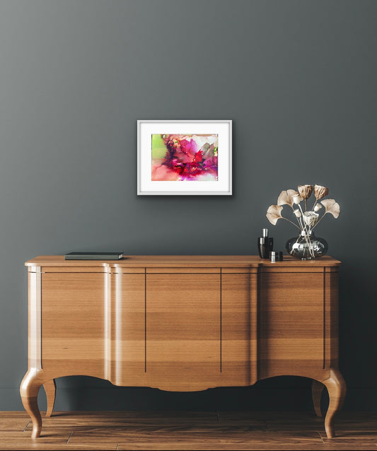 SOLD-Original Art-Alcohol ink -The Courage to Shine