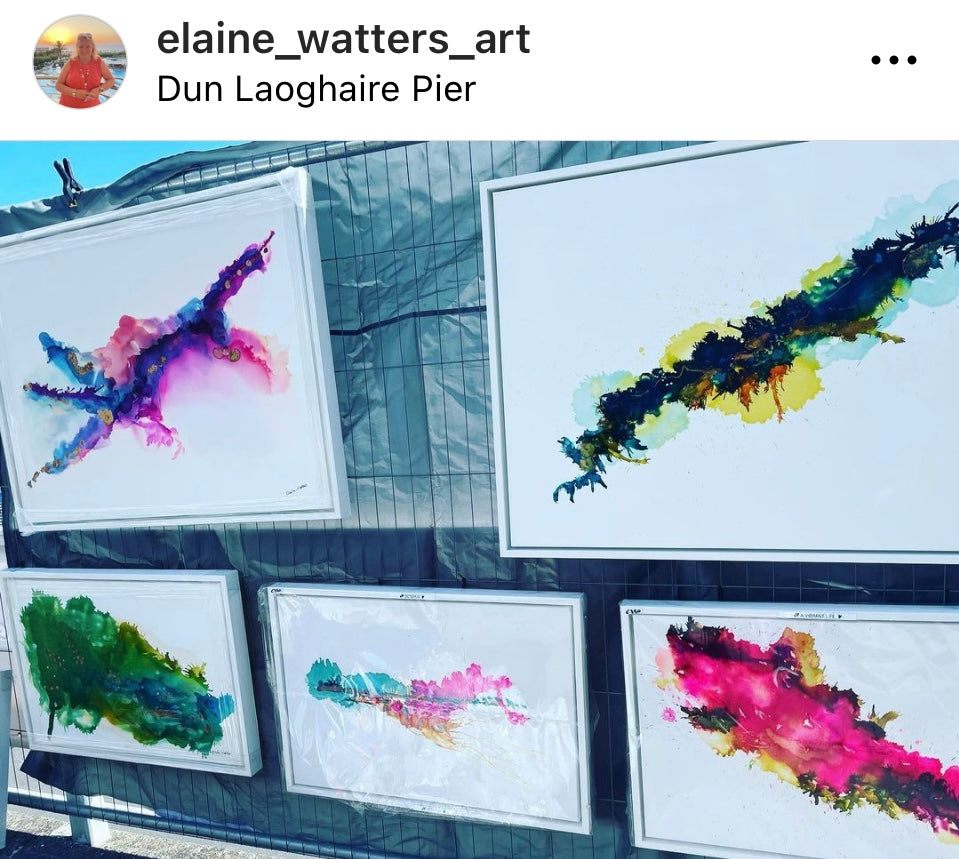 Original Art-Alcohol Ink - A Vibrant Life (Sold)