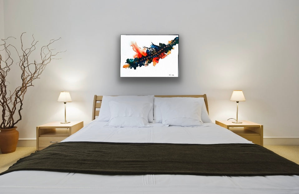 Original Art-Alcohol Ink -Keeping Joy