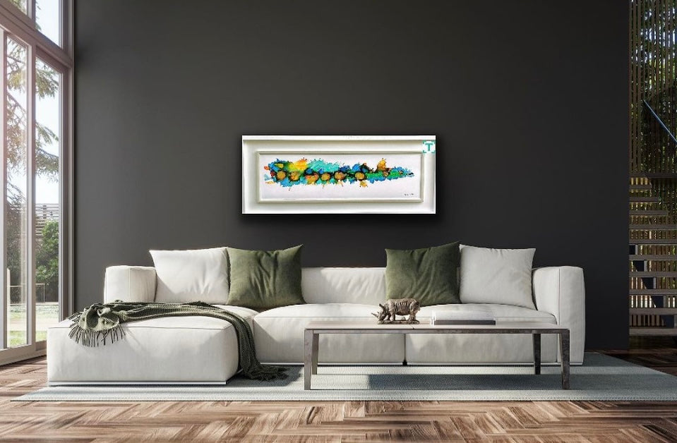 Original Art-Alcohol Ink - Summer In Dublin