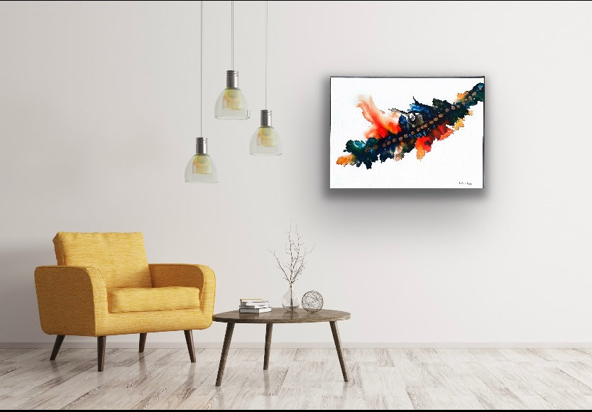 Original Art-Alcohol Ink -Keeping Joy