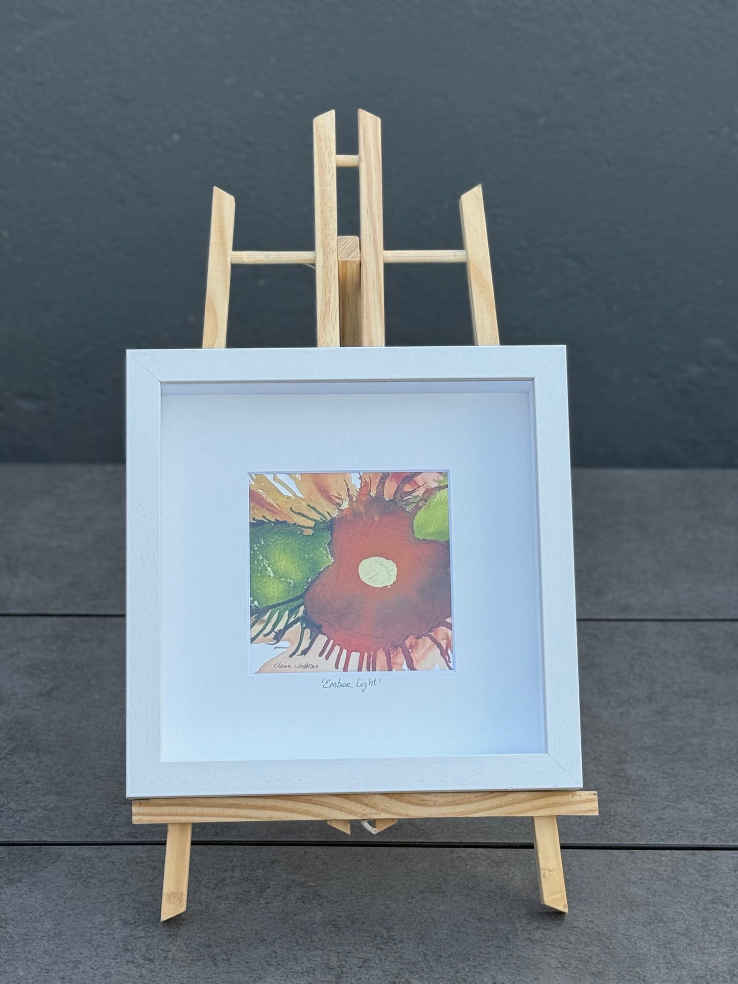 Original Art-Alcohol Ink-Sisterhood series 'Ember Light'