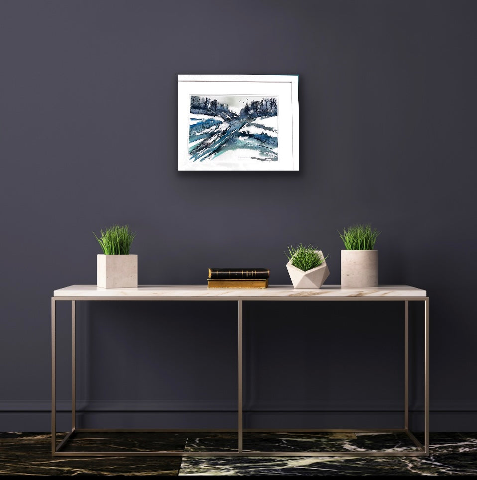 Original Art-Watercolour -Solace