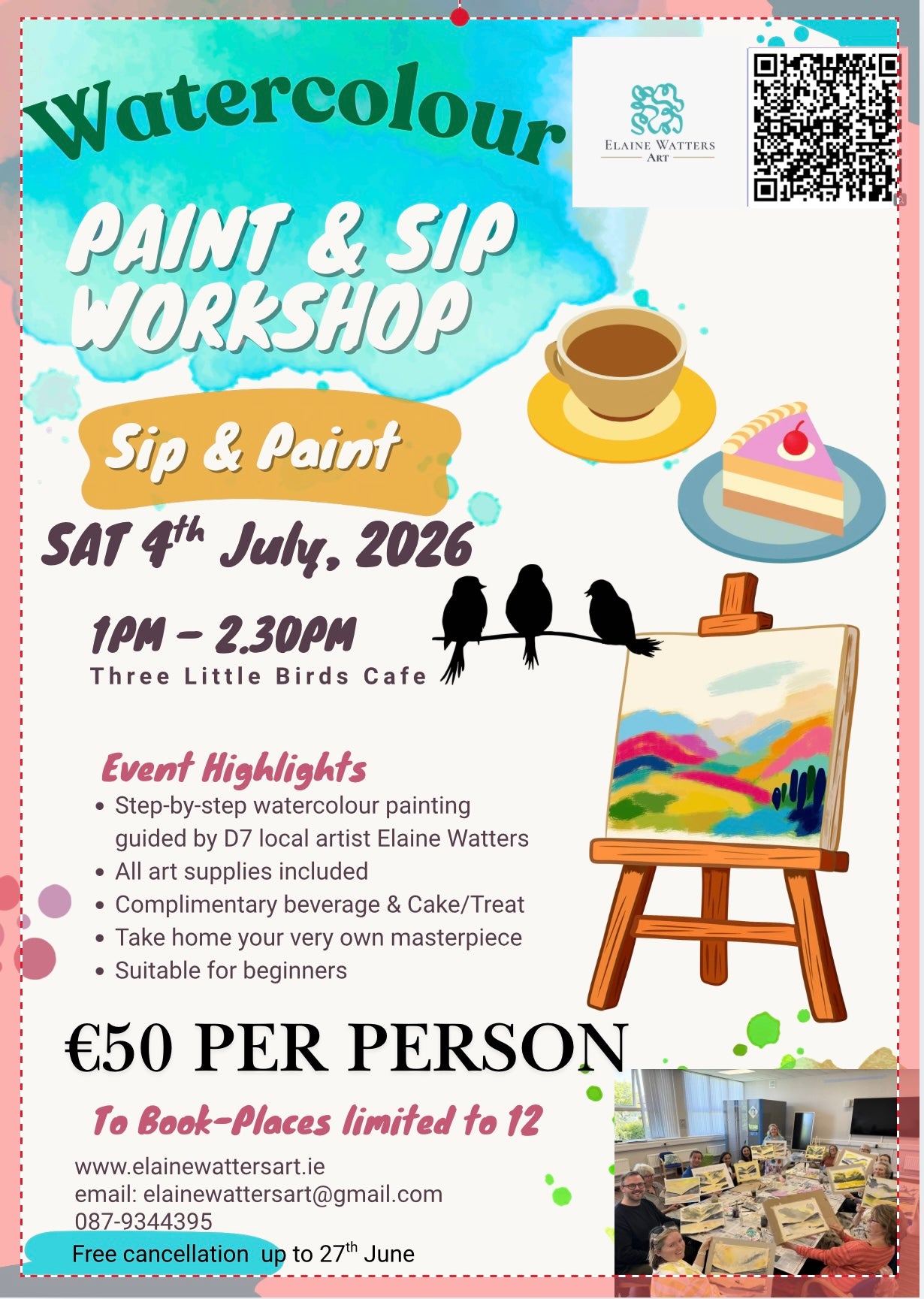 Introduction to Watercolour Workshop