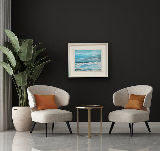 Sold-Original Art-Acrylic - Watching the Waves