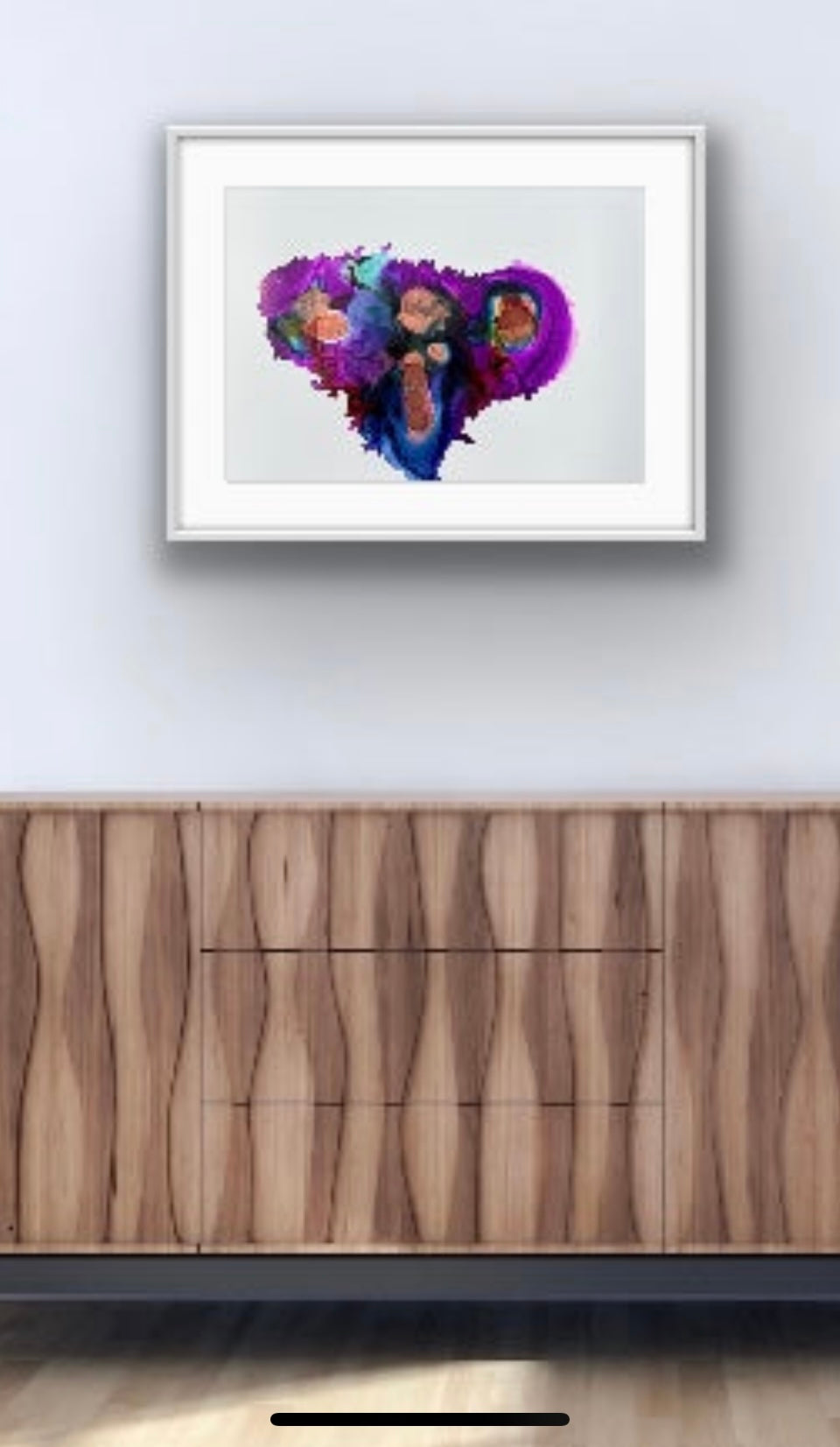 Original Art-Alcohol Ink -Elephant Heart