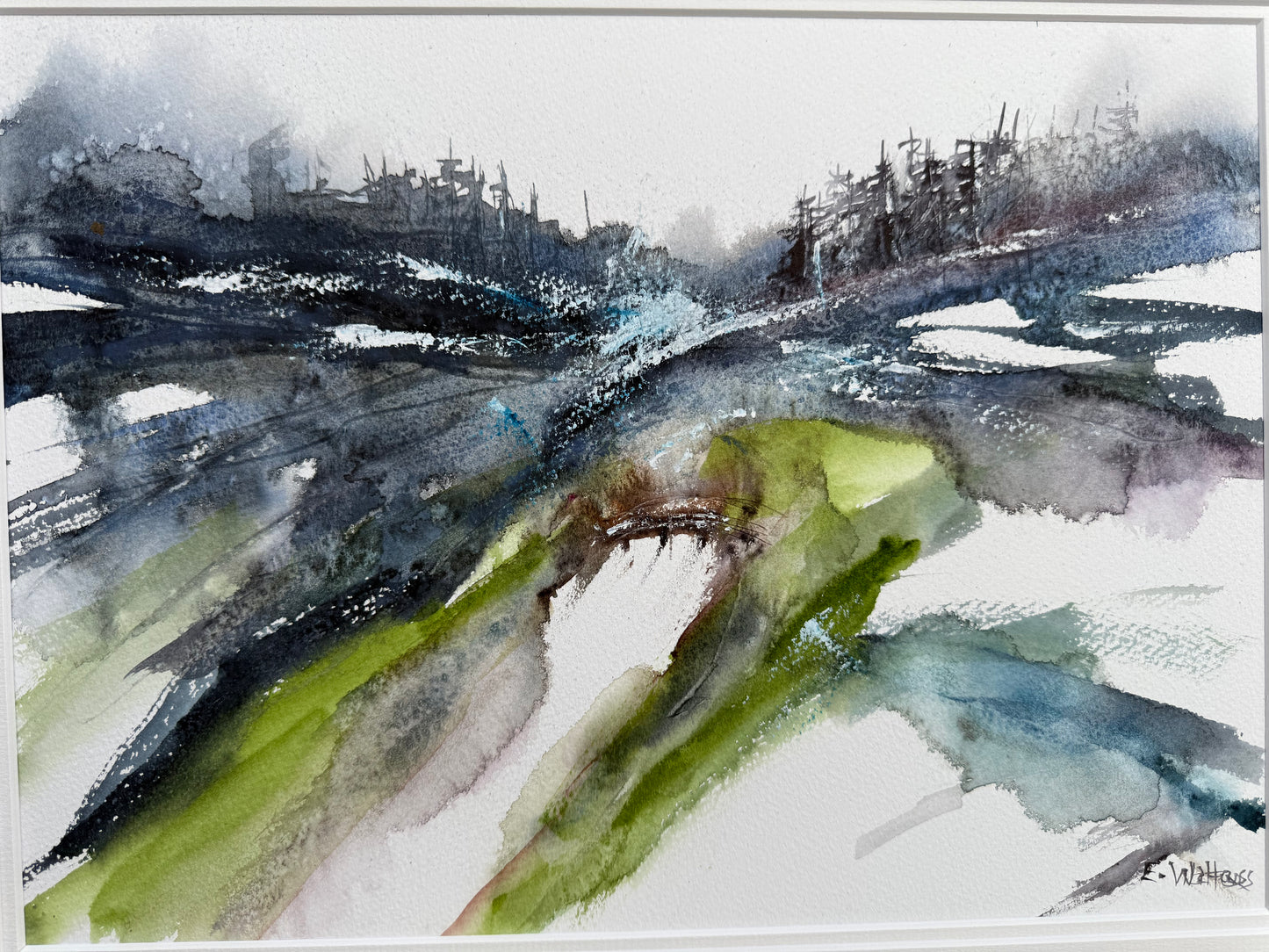 Original Art-Watercolour -Desolation