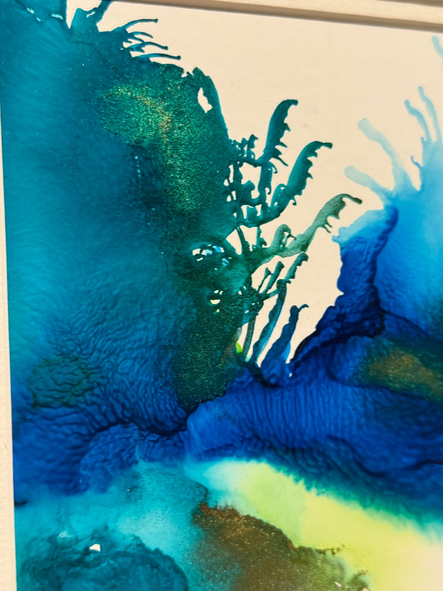 Original Ink-Alcohol Ink-Series Sisterhood-'Sea strong, soul fierce'