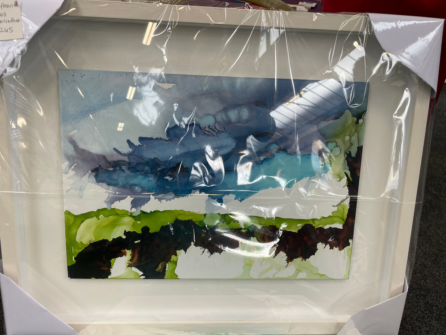 Original Art-Alcohol ink -The 15 Acres , Phoenix Park