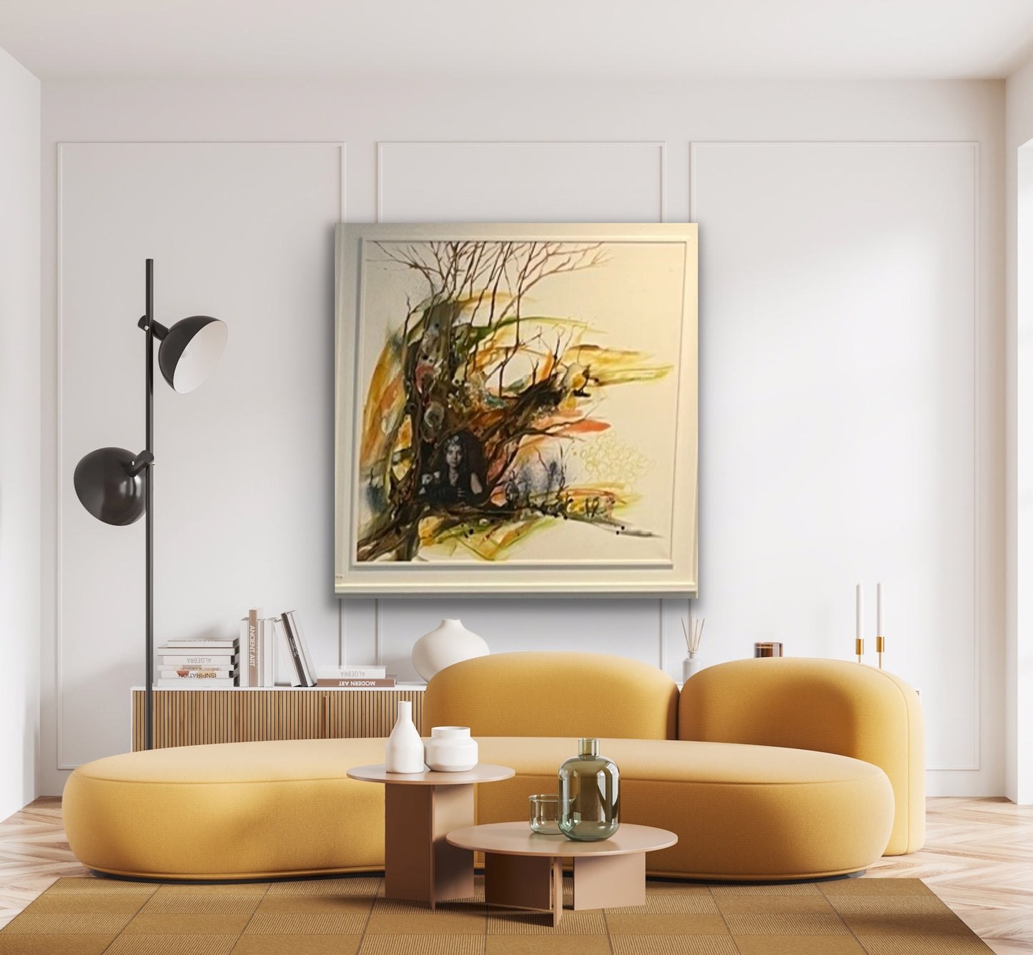 Original Art-Mixed Media - The Sheltering Tree