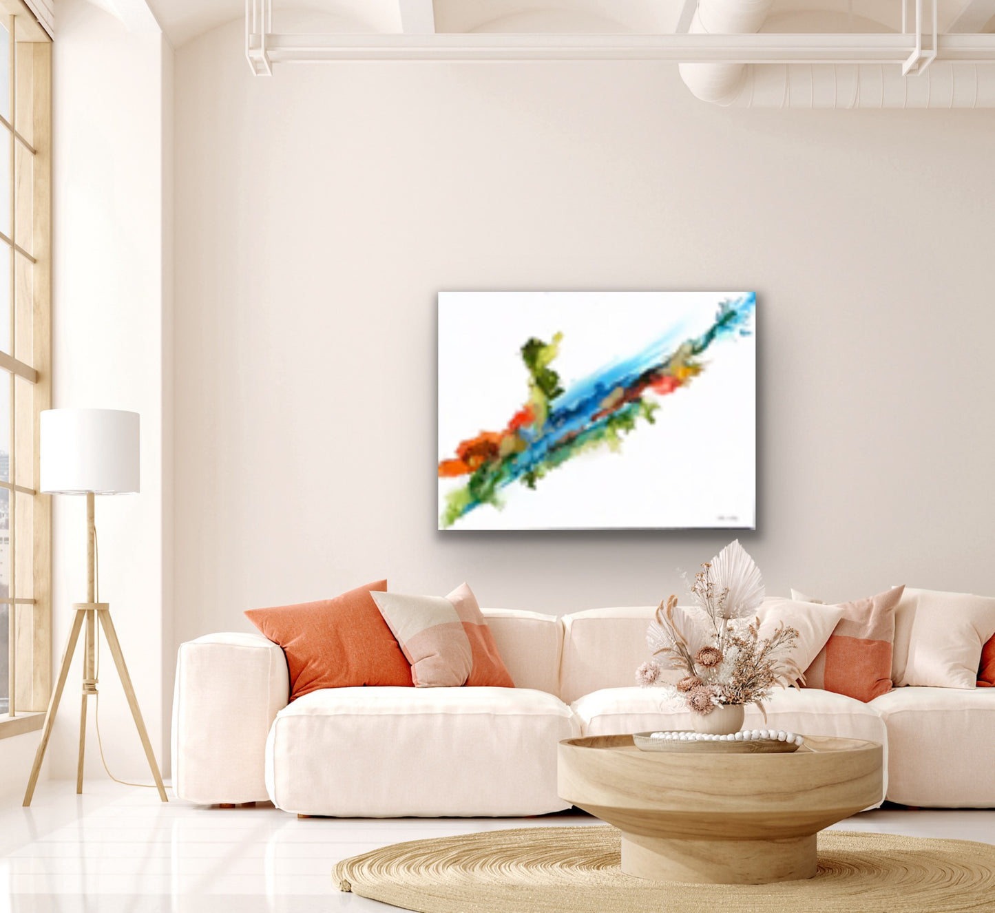 Original Art-Alcohol ink -Live a Joyful Life