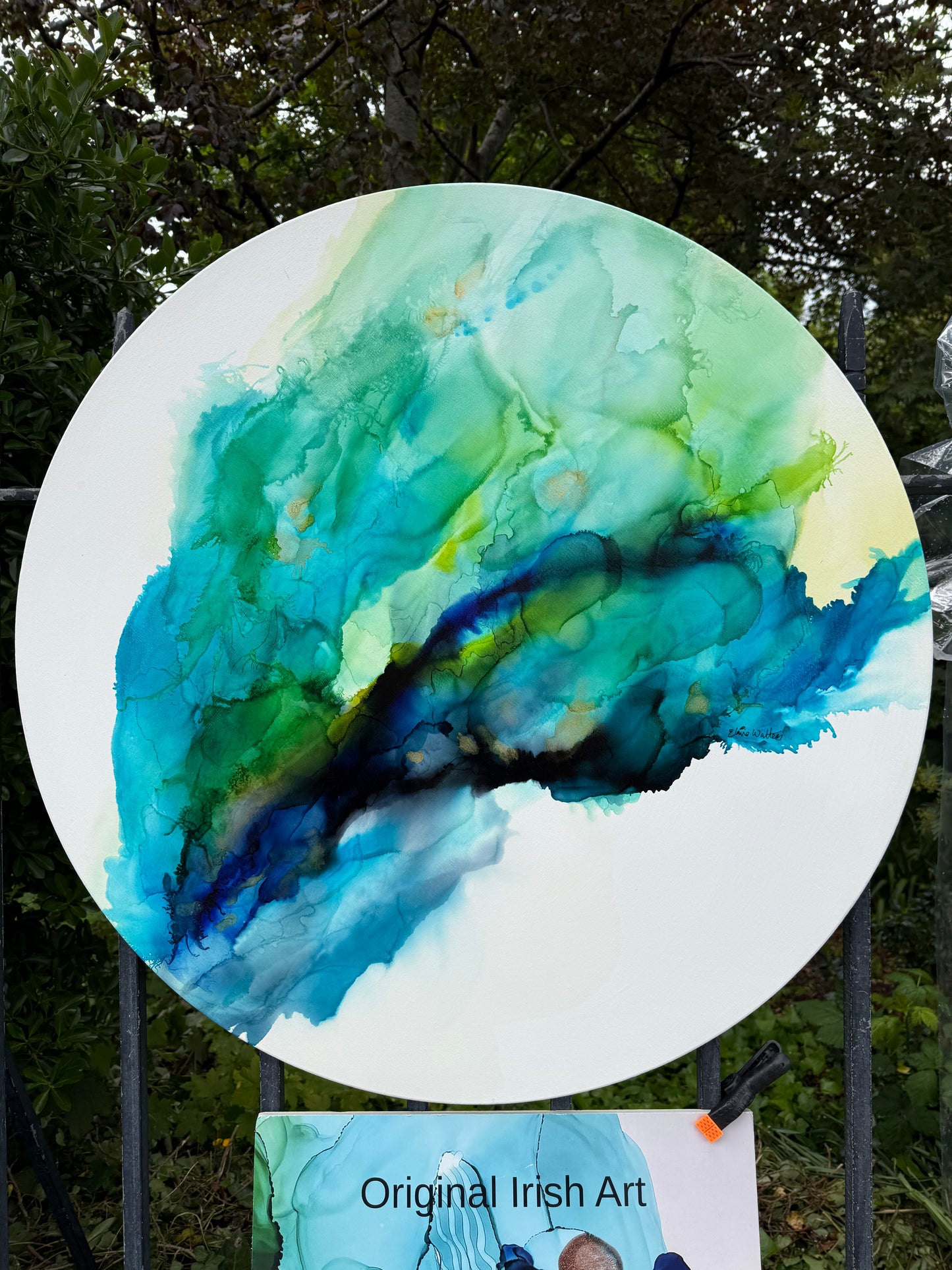 Original Art-Alcohol Ink-Let Go