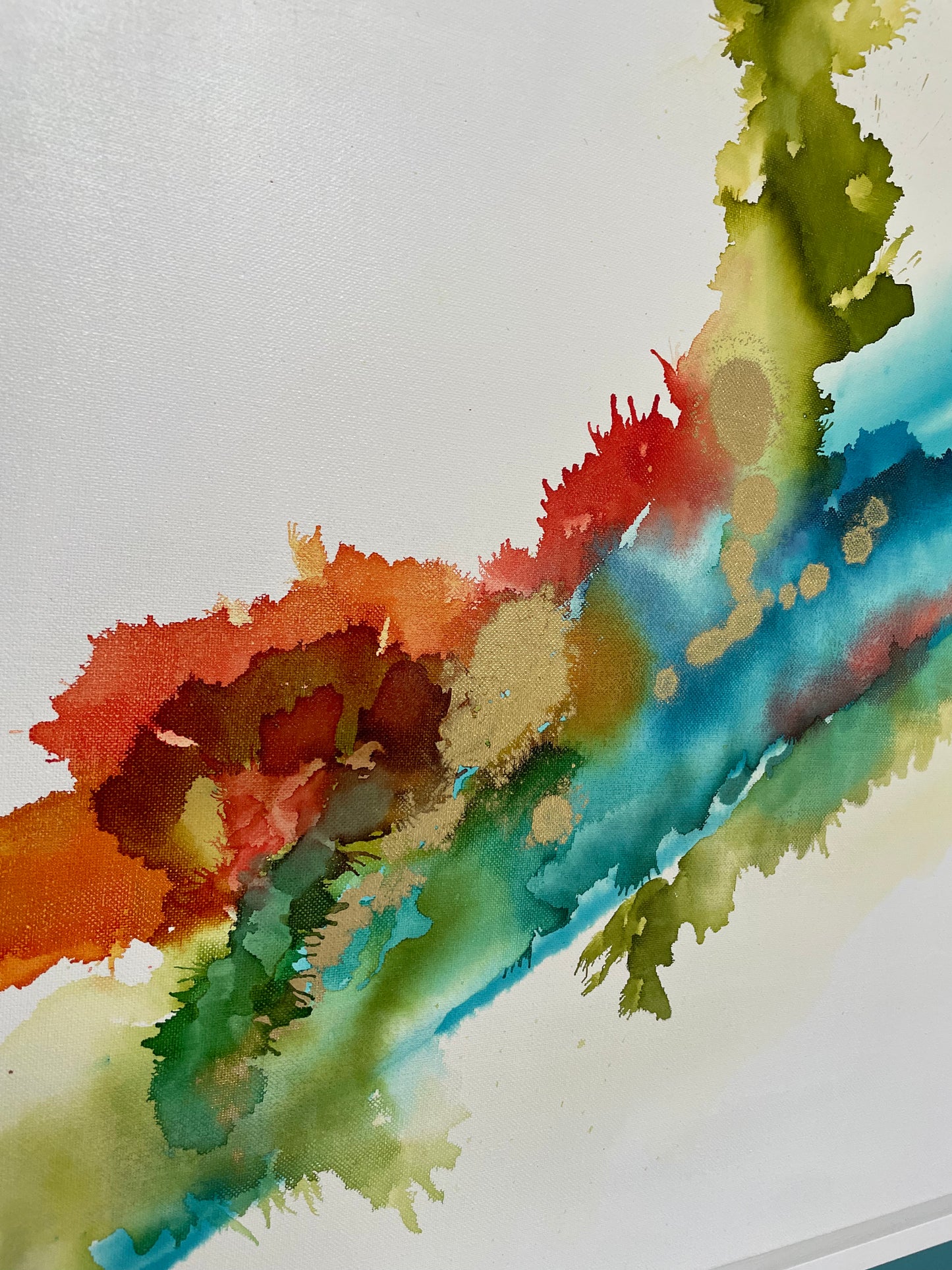 Original Art-Alcohol ink -Live a Joyful Life