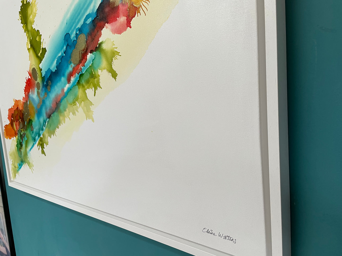 Original Art-Alcohol ink -Live a Joyful Life