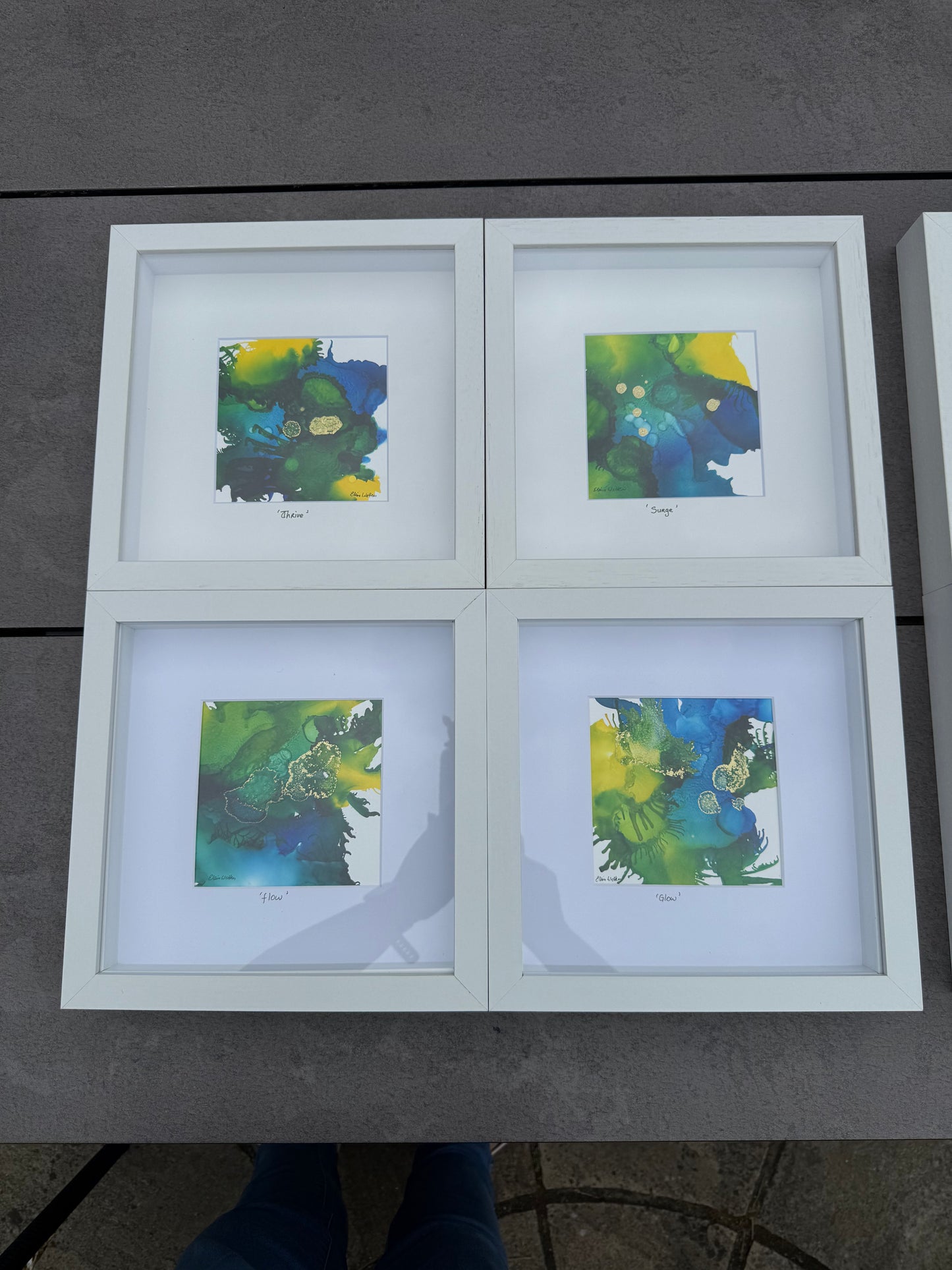Original Art-Alcohol Ink-Sisterhood series 'Flow'