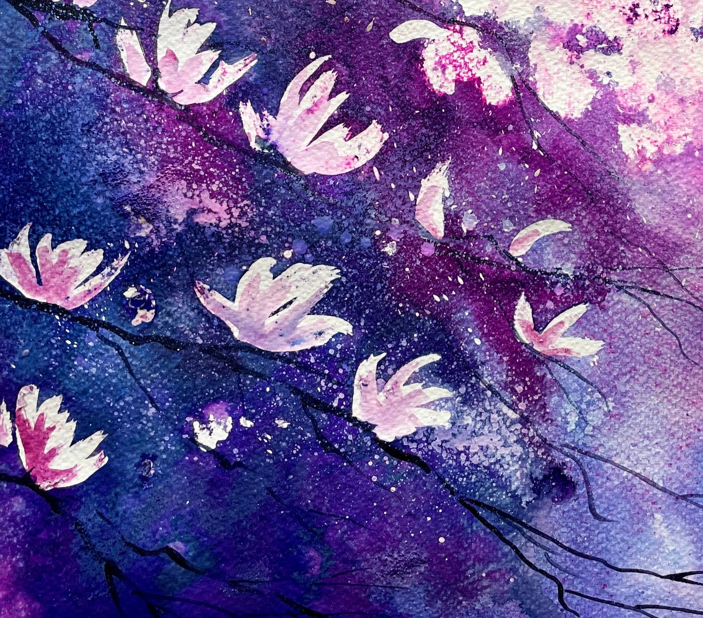 Mixed Media -Cherry Blossoms