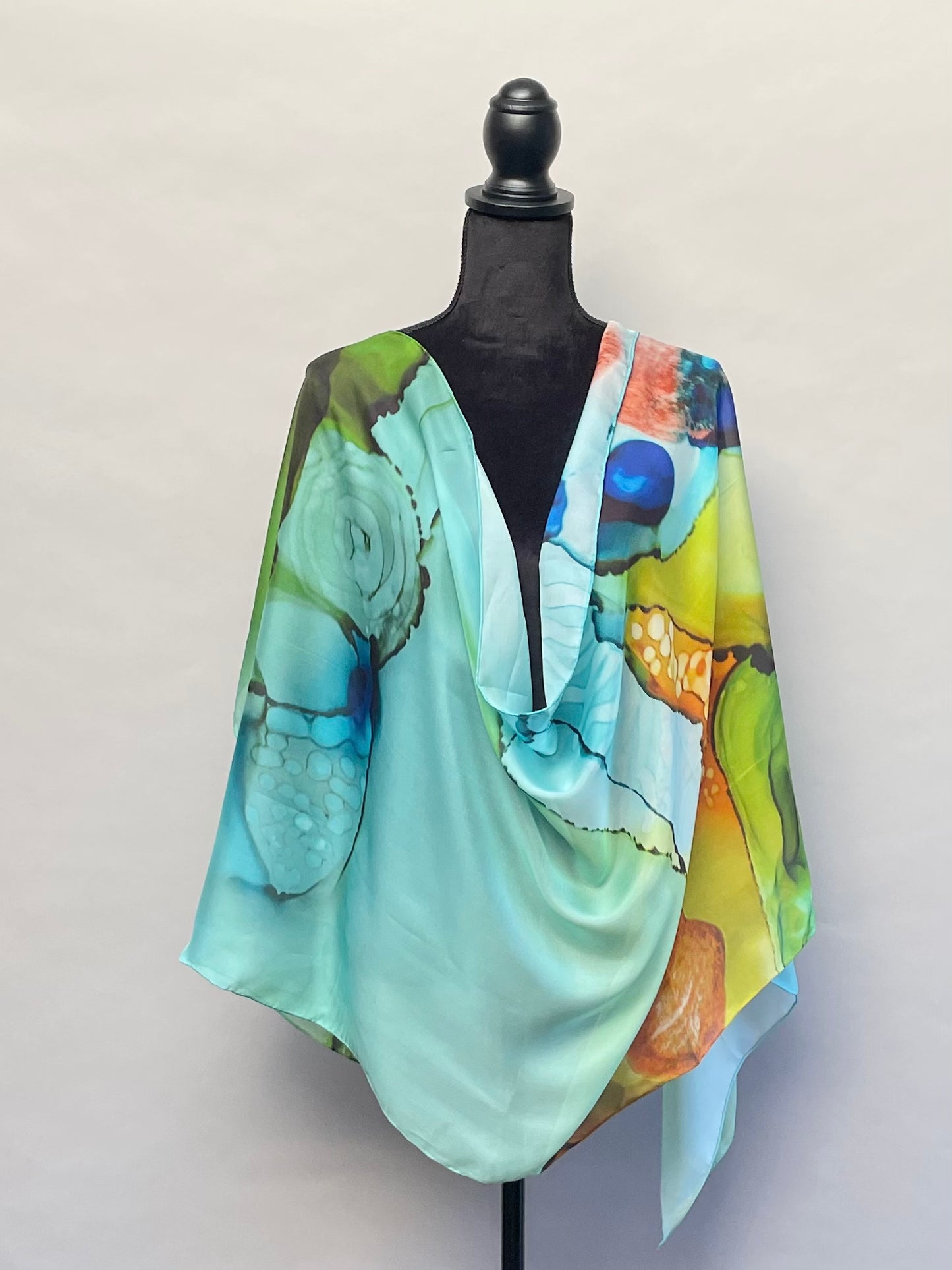 Product-Silk Scarf-Colour My World