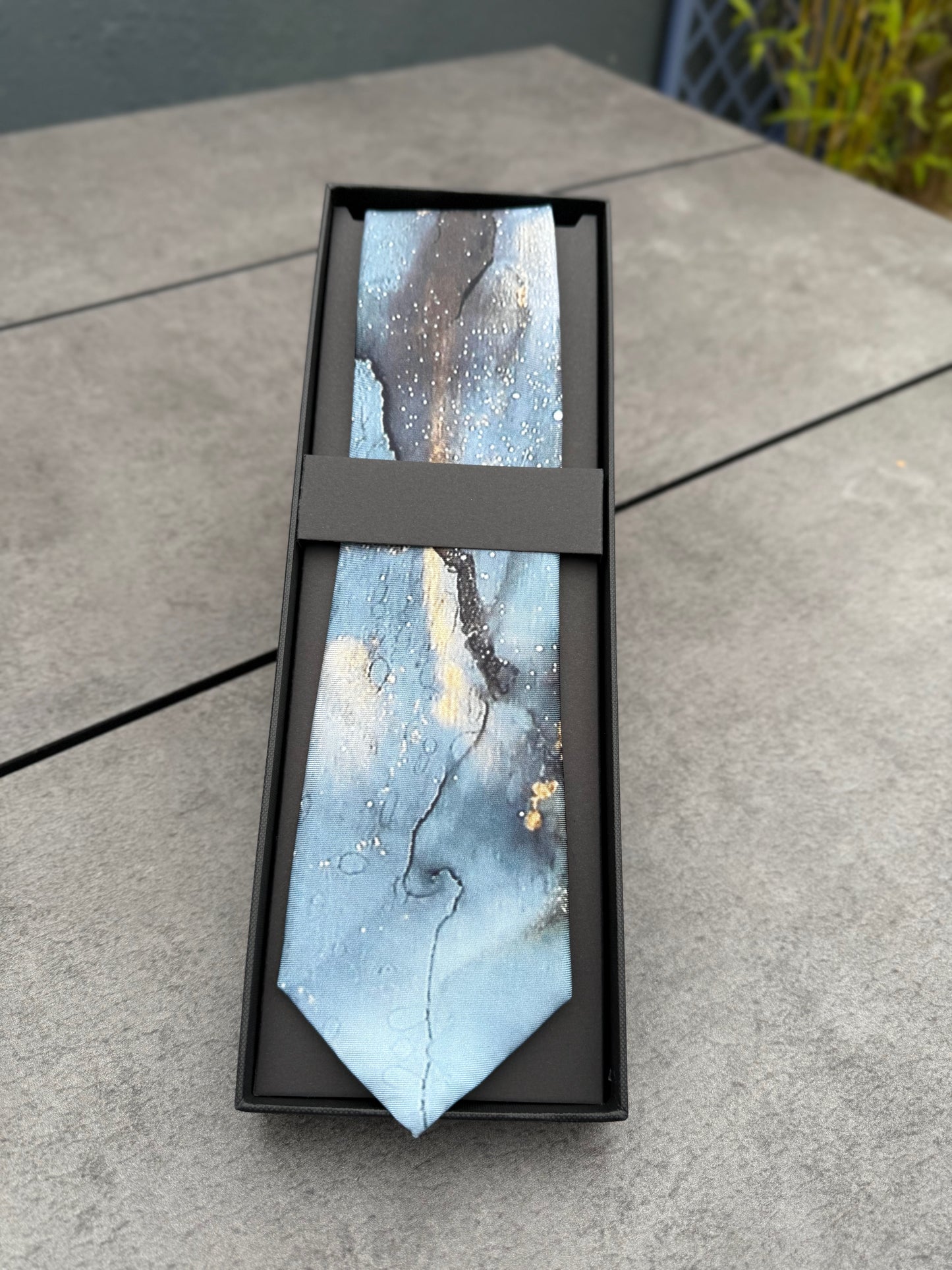 Product-Silk Tie - Now is all we have
