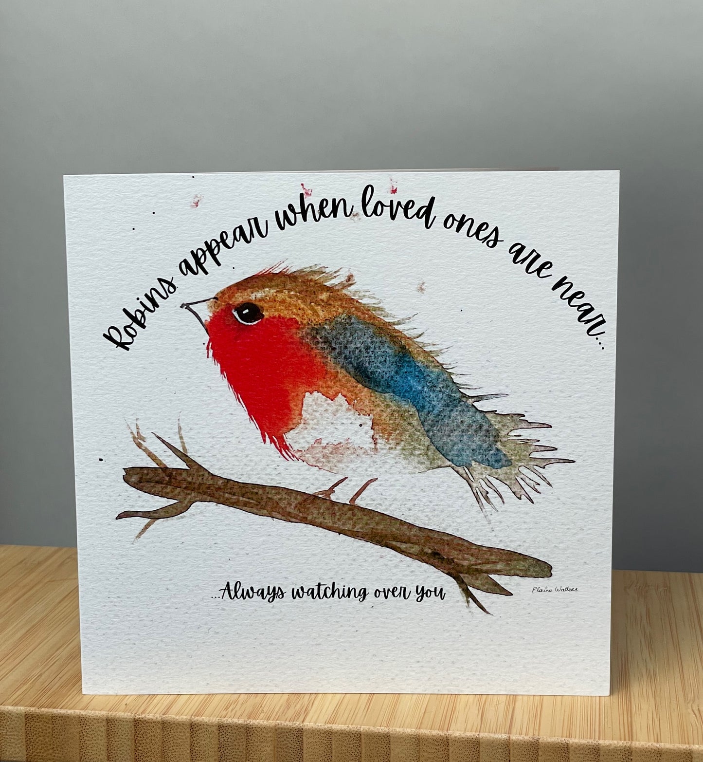 Product-Greeting Card-Robin No 1