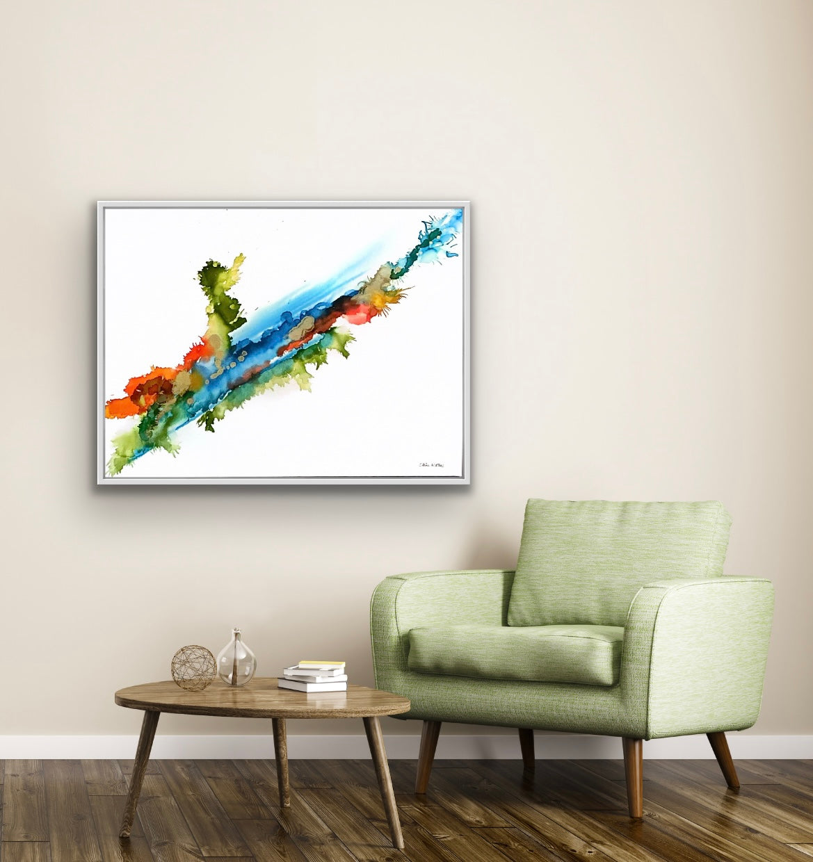 Original Art-Alcohol ink -Live a Joyful Life