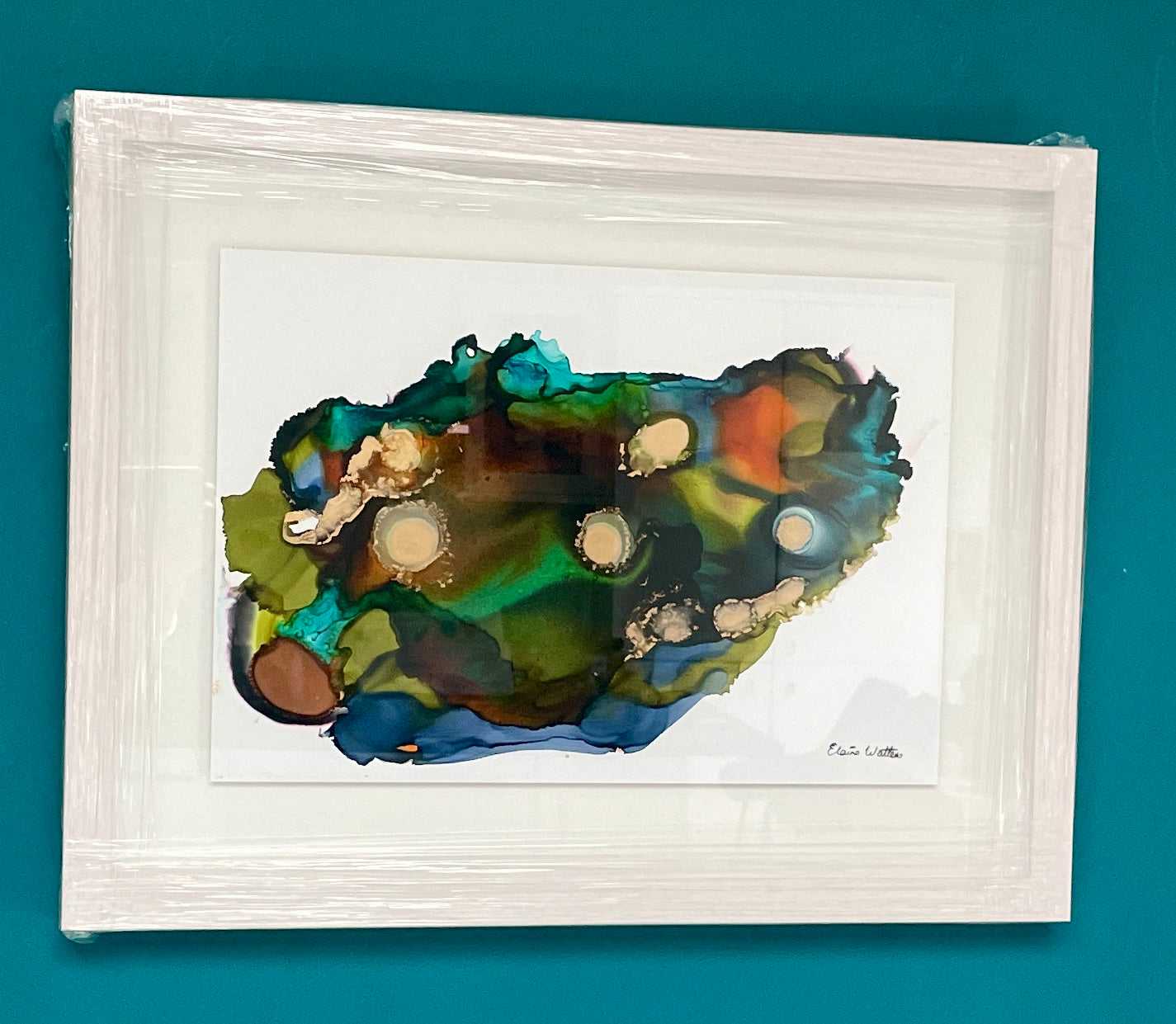 Alcohol Ink - The world spins madly on