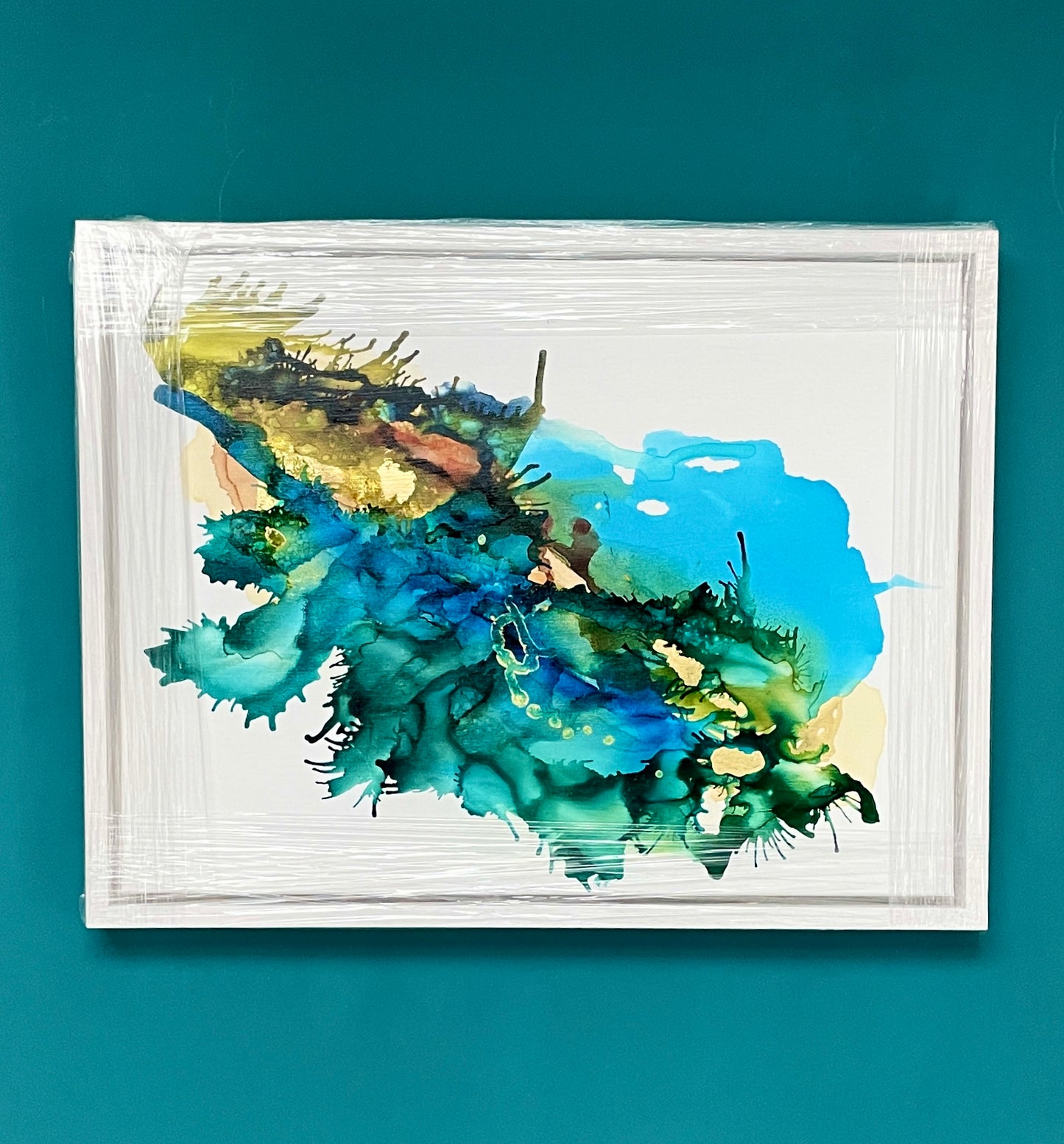 Alcohol Ink - Blue Coral