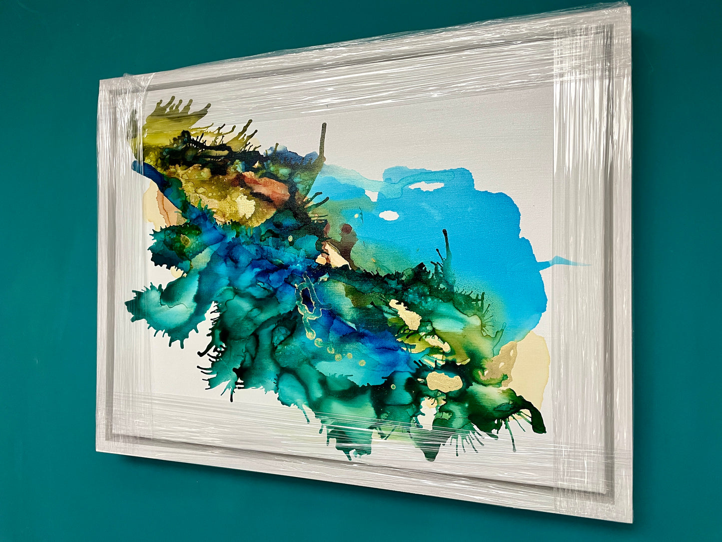 Alcohol Ink - Blue Coral