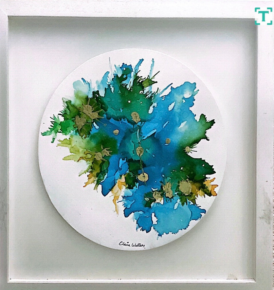 Original Art-Alcohol Ink - Enlightenment