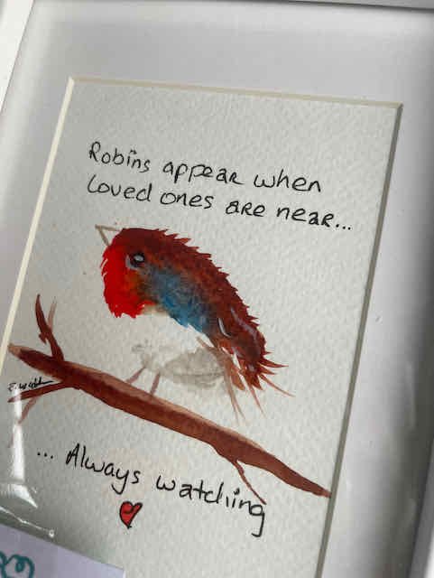 Watercolour -Robin #2314 -4x6