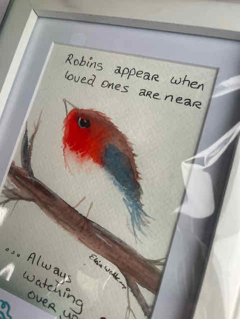 Watercolour -Robin #2315 4x6