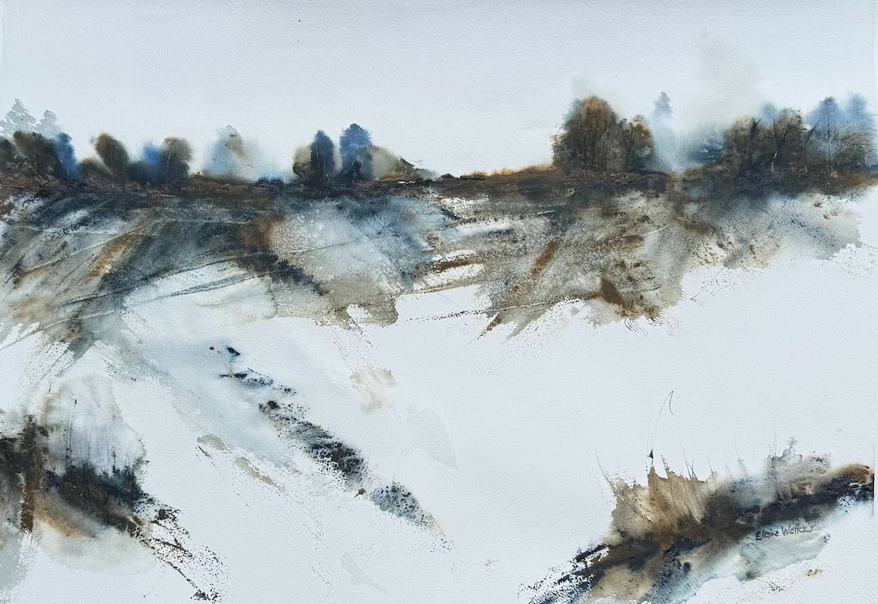Original Art-Watercolour- Weathered Earth
