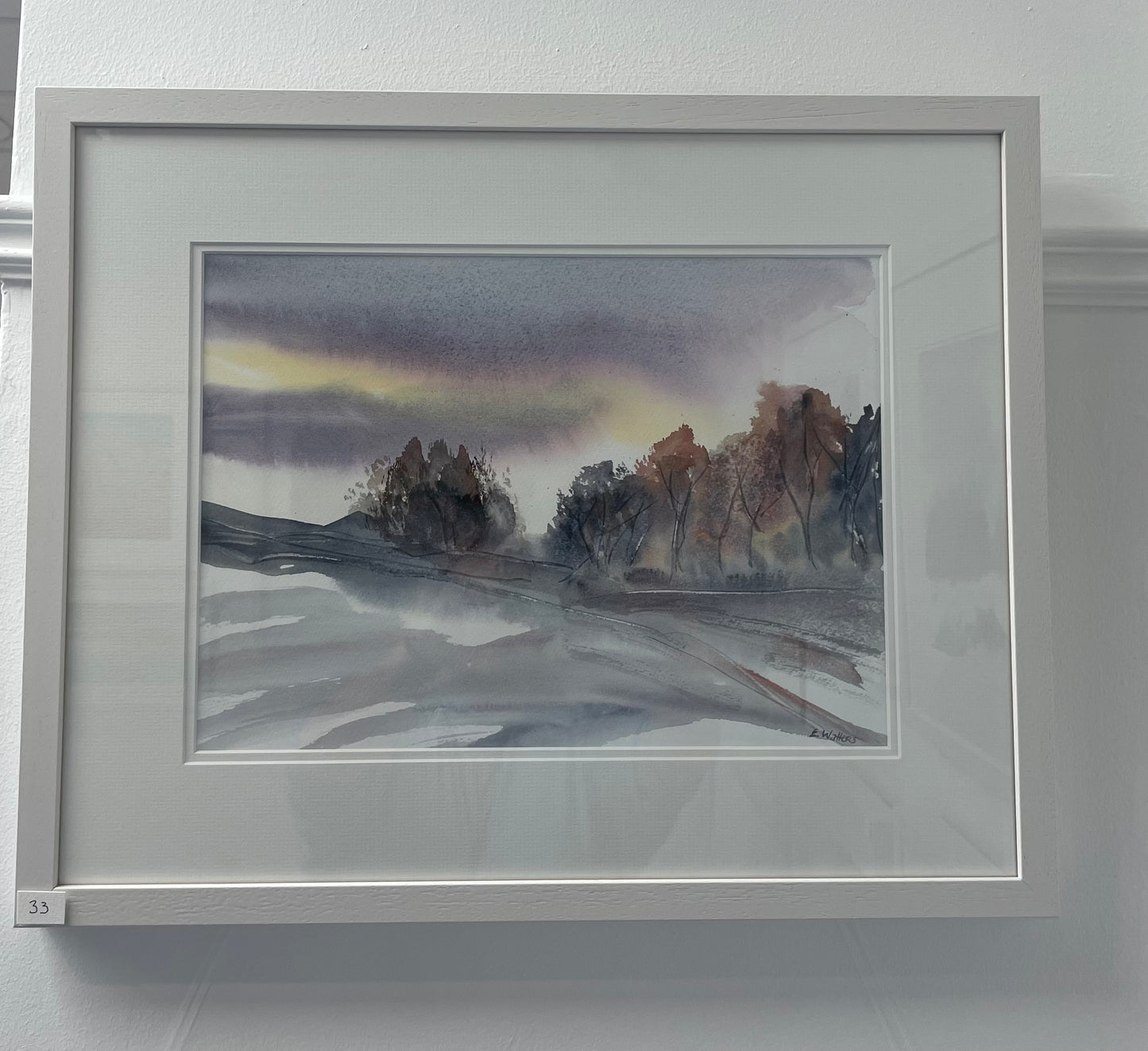 Original Art-Watercolour-The Distant Place