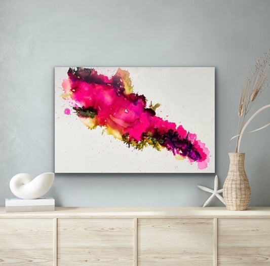 SOLD-Original Art-Alcohol Ink - A Vibrant Life