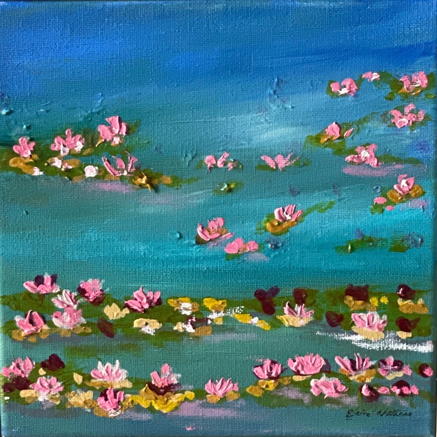 Oil -Waterlillies